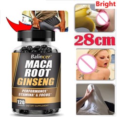 Maca Root Capsules 10000 mg Peruvian Maca Extract Men’s Organic Vitamin