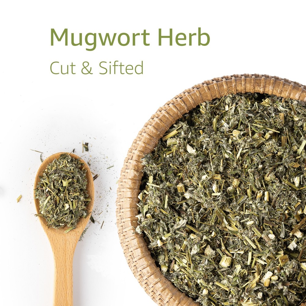 Mugwort Herb – Loose Leaf Artemisia Vulgaris – Cut Sifted Bulk – Herbal Tea