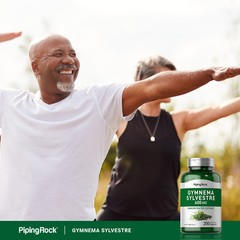 Gymnema Sylvestre Extract | 600mg | 200 Capsules | Non-GMO | by Piping Rock