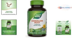 Nature’s Way Dandelion Root – 100 Gluten-Free Capsules for Digestive Health