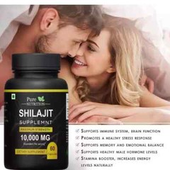 Himalayan Pure Shilajit 60 cap Naturally Occurring Fulvic Acid IMPROVES VIGOR
