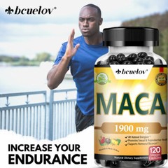 Maca Capsules Potency Adult Vitamins Testosterone Booster