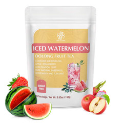 Oolong Tea Bags 30ct – Fruit Tea with Strawberry Watermelon Apple Dragon Fruit