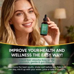 *1 BOTTLE Qizfyzz Soursop Bitters Liquid Drops 10-1 Herb Extracts Overall Health