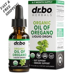 2 BOTTLES-LUXRY NEW Oregano Oil Organic Liquid Drops – 6Month Supply Organic Oil
