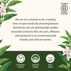Banyan Botanicals Organic Arjuna Powder ­­– Arjuna Bark Powder (Terminalia Arjun