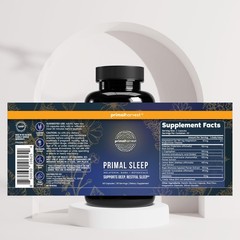 Primal Harvest Sleep Support Supplement for 60 Count (Pack of 1)