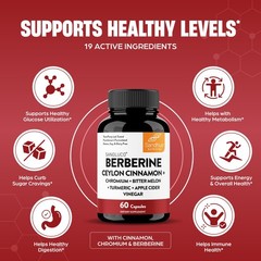 Blood Sugar Support Complex Supplement | Supports 60 Count (Pack of 1)