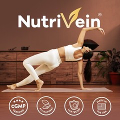 Nutrivein Mushroom Supplement 2600mg – 90 Capsules – 11 Blend Lions Mane Reishi