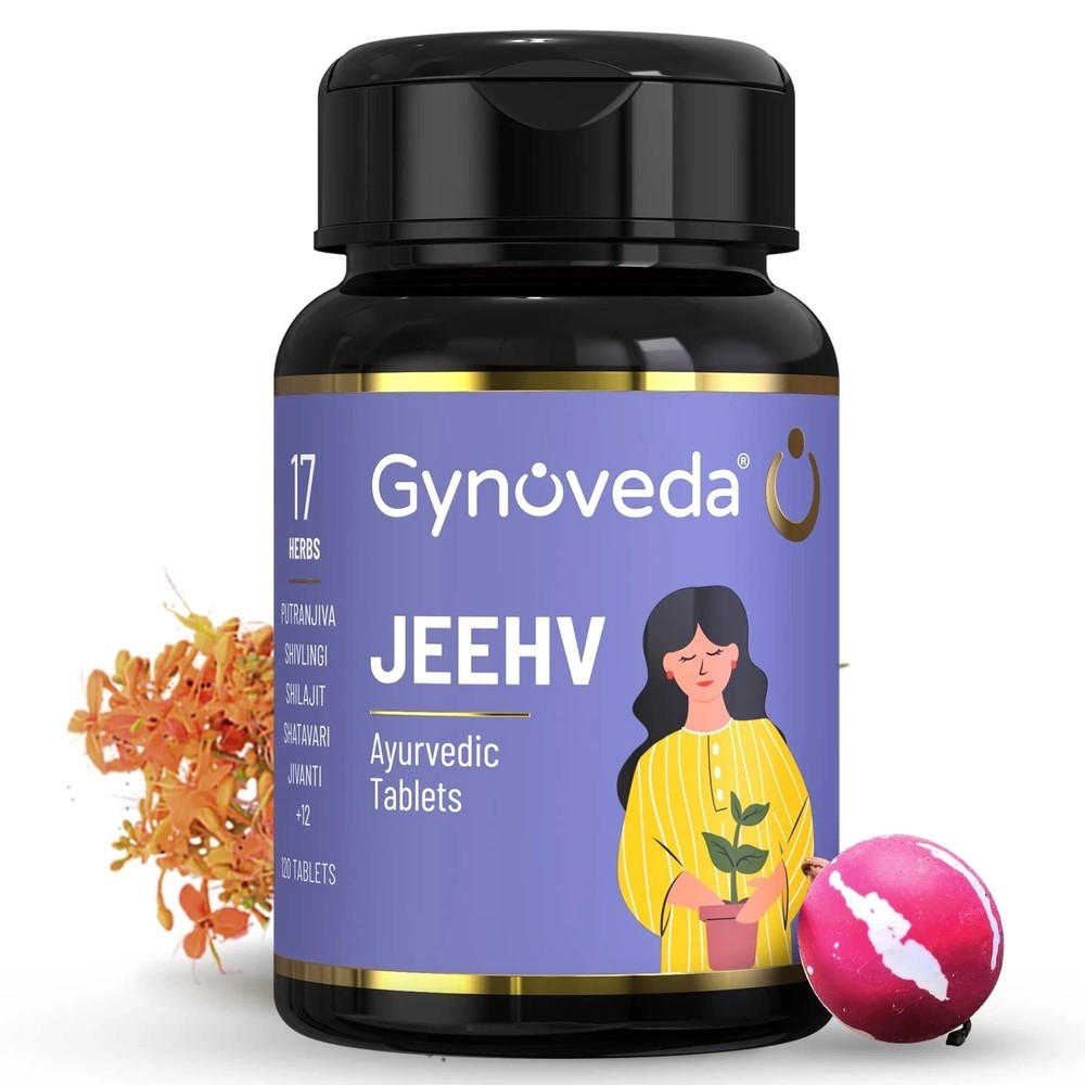 Gynoveda Jeehv, Ayurvedic Pregnancy Support, 1 Month Pack W017