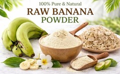Raw banana powder