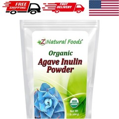 1 lb Organic Agave Inulin Powder – , Gluten-Free Natural Fiber Supplement