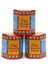 Tiger Balm (Red) Super Strength Pain Relief Ointment 19.4g (pack of 3 Jars )
