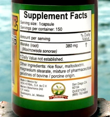 Wereke Capsules Wereque ✅ 150 Capsulas Support Healthy Glucose By Plantimex