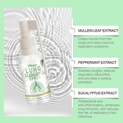1~5PCS 30ML Lung Detox Herbal Cleansing Spray For Smokers Clear Nasal Congestion