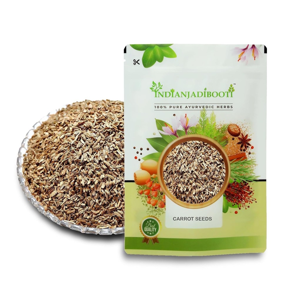 IndianJadiBooti Edible Carrot Seeds Gajar ke Beej Daucus carota Seeds -400 GRAMS