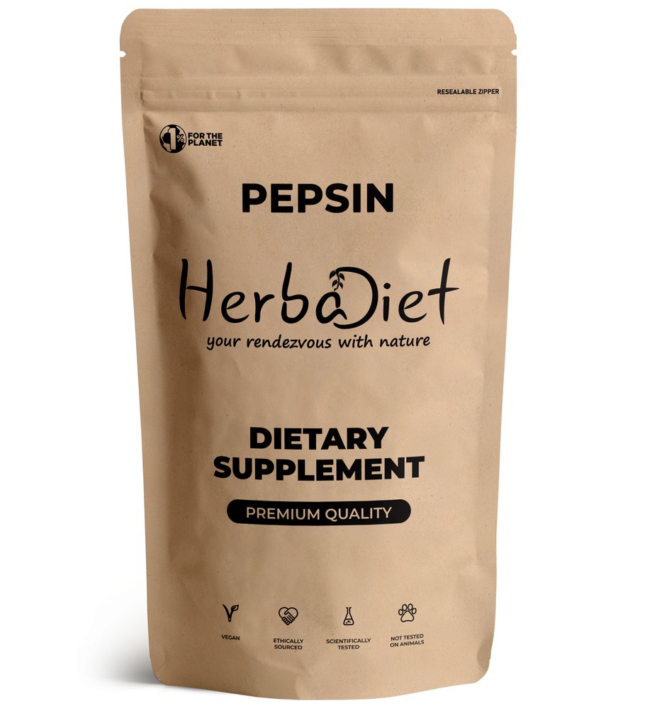 PEPSIN 1:3000 Powder Digestive Enzyme Aids Protein Digestion Nutrient Absorption