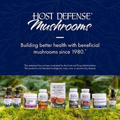 Herbal Mushroom Supplement for Immune Support 120 Capsules Organic MyCommunity