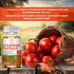 Lycopene Capsules High Protency Antioxidant & Prostate Health Support 120 Caps