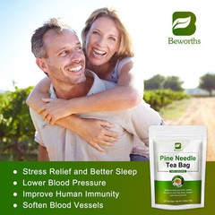 Organic Eastern White Pine Needle Tea Bags Fresh Bag Improve Sleeping