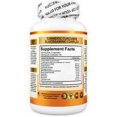 Turmeric Curcumin with Ginger Black Pepper, Joint support Max Strength Capsules