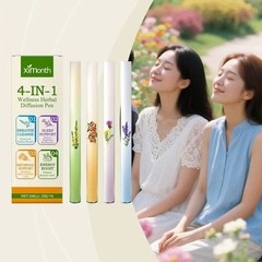 4X Natural Herbal Diffuser with Mullein Thyme Mint for Lung Health and Fresh Air