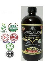 Organic JAMAICAN BLACK MACA POWDER & AVEENA SATIVA MAX VITALITY Booster 8 oz.