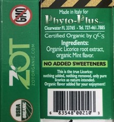 Authentic Organic Licorice Extract with Mint – Small Hard Bits, 2.4 Ounces