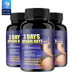 3 Days Hip & Big Butt Herbal 600mg×60 Capsules