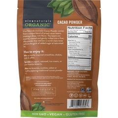 Rich Dark Chocolate Organic Cacao Powder 8 Oz – Perfect for Baking & Hot Drinks