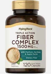 Fiber Complex | 1500mg | 120 Capsules | Non-GMO Supplement | by Piping Rock