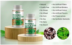 Moringa Oleifera Leaf & Seed Powder 80:20 – 300 Tablets, 1000mg (2 Packs)