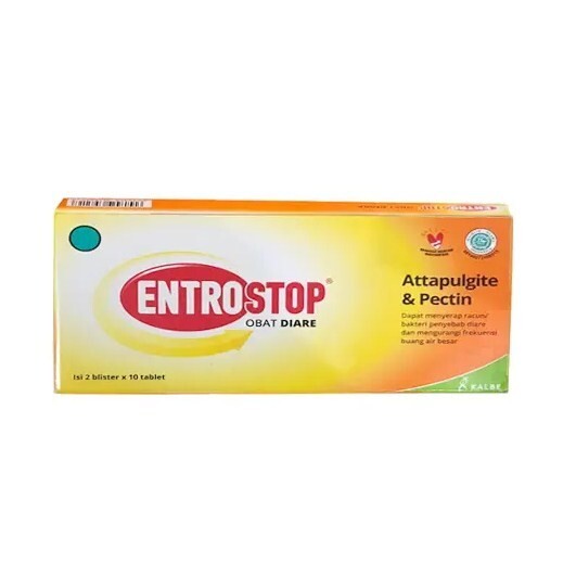 3x20Tablets ENTROSTOP Anti Diarrhea Upset Stomach Ache Adult Kids Pectin Herbal