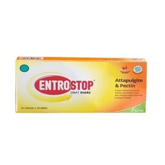 3x20Tablets ENTROSTOP Anti Diarrhea Upset Stomach Ache Adult Kids Pectin Herbal