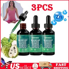 1-3PCS Soursop Bitters Liquid Drops – Immunity, Liver, Gut & Antioxidant