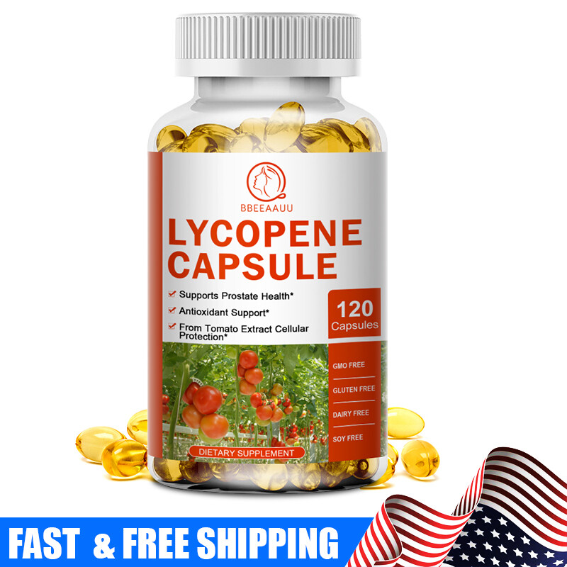 Lycopene Capsules Tomato Extract Complex High Potency For Immune Heart Health