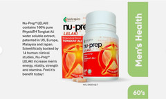 2 Pack Nu-Prep® MAN Increase Men’s Energy Vitality Strength and Stamina