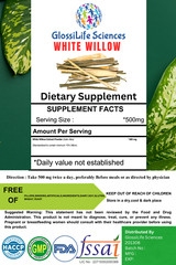 White Willow Brak Extract 15% Silicin Powder High Quality
