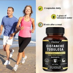 Cistanche Tubulosa 400mg Extract Strength Endurance Gluten-Free Non-GMO 120Caps
