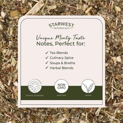 Organic Mugwort Herb, 1 lb Bag – Dried Loose Leaf Tea