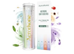 Aeronhome 4-in-1 Herbal Diffuser Starter Kit 8000mg Lavender Mullein Thyme
