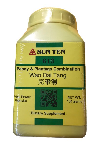 Sun Ten – Peony & Plantags Combination, 100gm Granules / Wan Dai Tang / 完帶湯