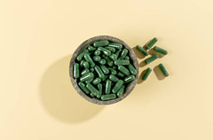 Spirulina Capsules 60/120/180 Ct | Vegan 100% Natural Green Superfood Support