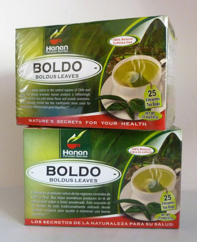50 Boldo Tea Bag (Boldus Tea Bag) 2 Boxes