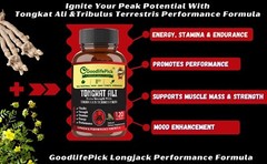 LONGJACK TONGKAT AL1 ROOT EXTRACT WITH TRIBULUS TERRESTRIS- MAXIMUM BENEFITS-120