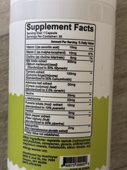 NutriVytal Milk Thistle 300mg 30 Veg Capsules w/ Turmeric Artichoke 2 bottles
