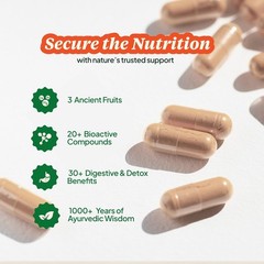The Good Leaf Triphala Capsules, 60 Capsules