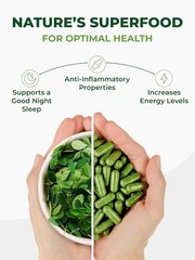 PURA VIDA ORGANIC MORINGA CAPSULES 120CT 500MG SINGLE ORIGIN MORINGA LEAF POWDER