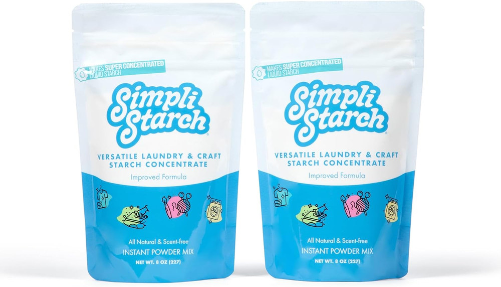 ® Dissolvable Starch Powder Mix. Makes 128 Oz Liquid Starch. Perfect for Laundry