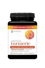 youtheory Turmeric 2250mg Extra Strength 210 Capsules